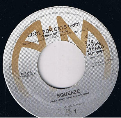 Squeeze (2) : Cool For Cats (7", Single)