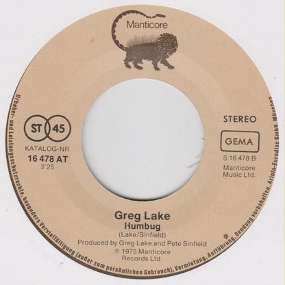 Greg Lake : I Believe In Father Christmas (7", Single)