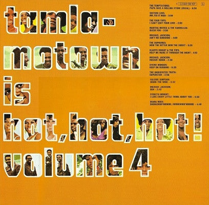 Various : Tamla-Motown Is Hot, Hot, Hot! Volume 4 (LP, Comp, Gat)