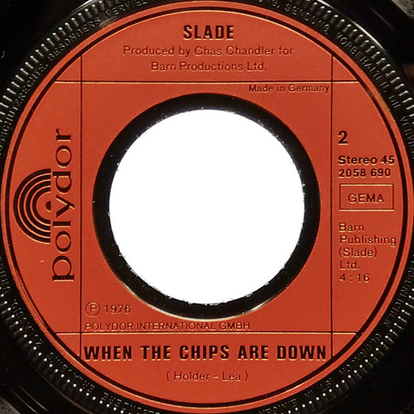 Slade : Let's Call It Quits (7", Single)