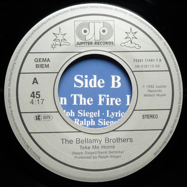 Bellamy Brothers : Take Me Home (7", Single)