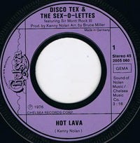 Disco Tex & The Sex-O-Lettes* Featuring Sir Monti Rock III : Hot Lava Part 1 & 2 (7", Single)