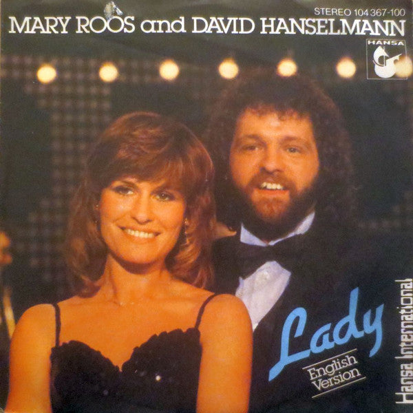 Mary Roos and David Hanselmann : Lady (English Version) (7", Single)