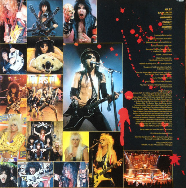 W.A.S.P. : Live... In The Raw (LP, Album)