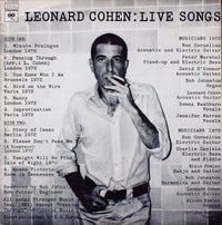 Leonard Cohen : Live Songs (LP, Album)