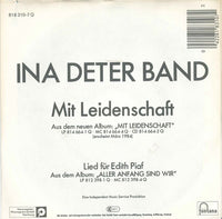 Ina Deter Band : Mit Leidenschaft (7", Single)