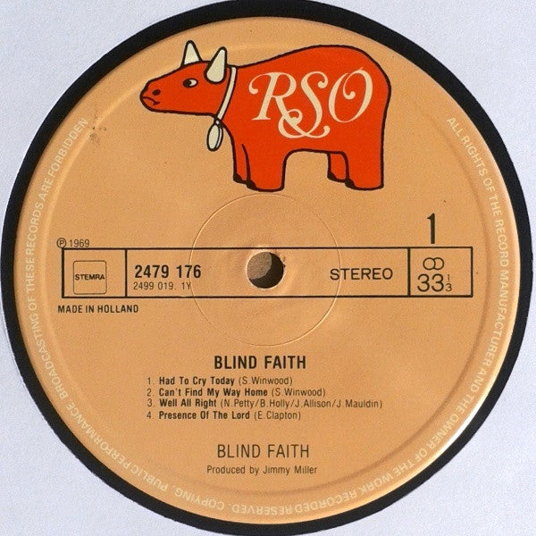 Blind Faith (2) : Blind Faith (LP, Album, RE)