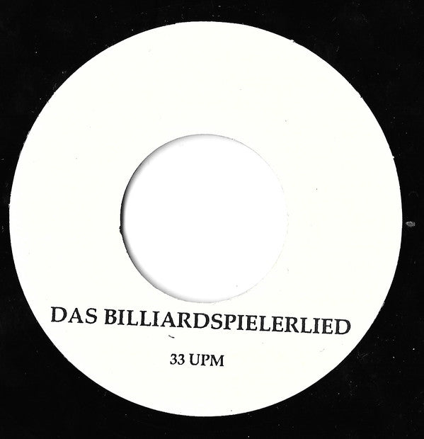 Schellack* : Billardspielerlied (7", Ltd)