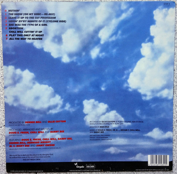 Doug E. Fresh And The Get Fresh Crew : Oh, My God! (LP, Album)