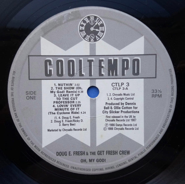 Doug E. Fresh And The Get Fresh Crew : Oh, My God! (LP, Album)