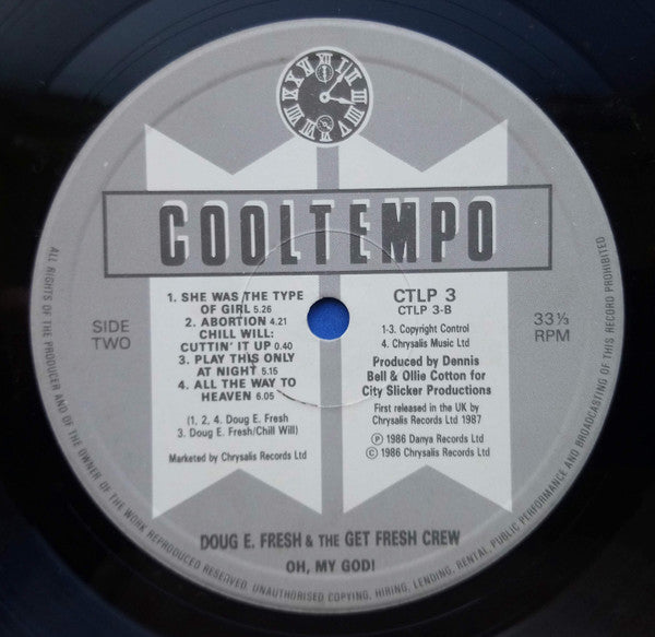 Doug E. Fresh And The Get Fresh Crew : Oh, My God! (LP, Album)