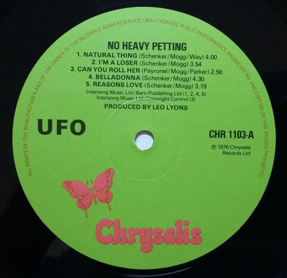 UFO (5) : No Heavy Petting (LP, Album, IRM)