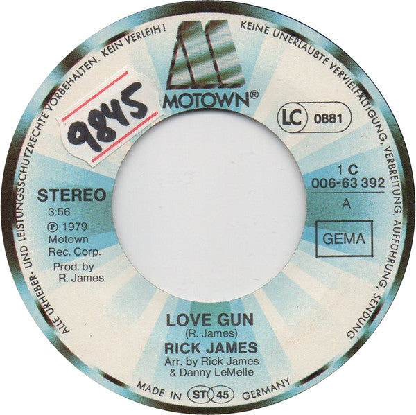 Rick James : Love Gun / Stormy Love (7", Single)