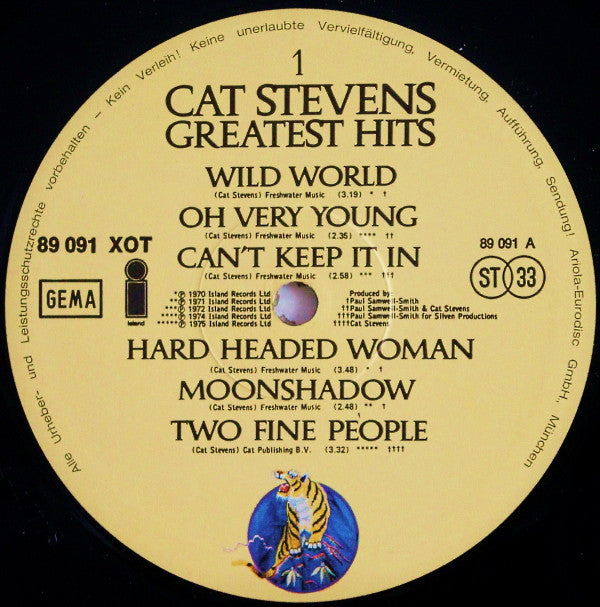 Cat Stevens : Greatest Hits (LP, Comp)