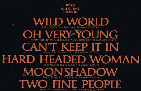 Cat Stevens : Greatest Hits (LP, Comp)