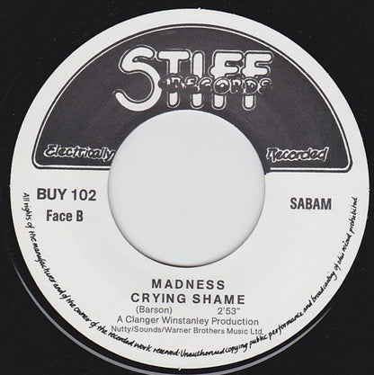 Madness : Embarrassment (7", Single, RE)
