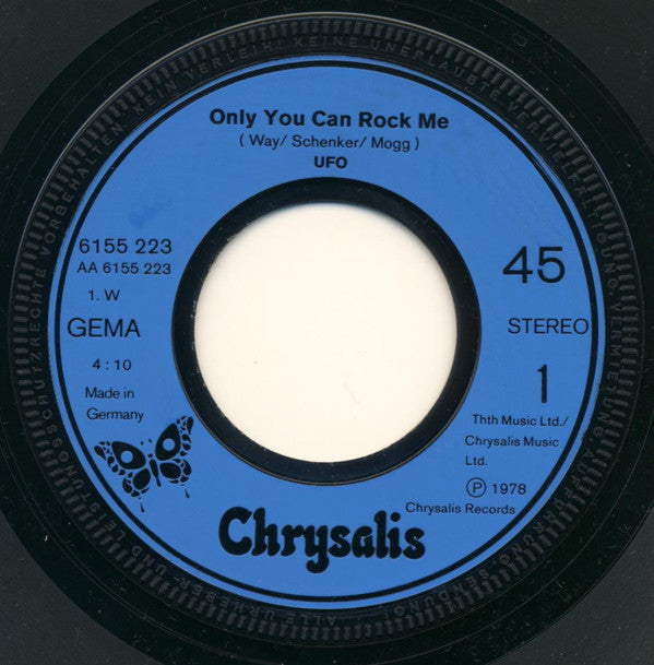UFO (5) : Only You Can Rock Me  (7")