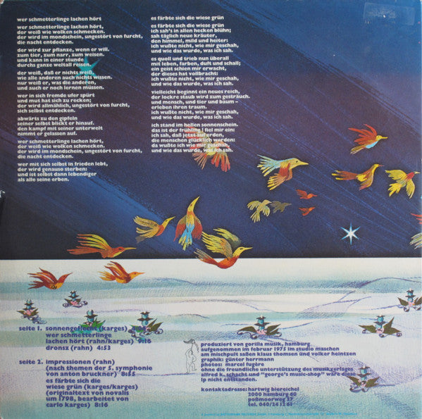 Novalis (3) : Novalis (LP, Album, RE)