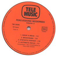 Marc Chantereau & Pierre-Alain Dahan : Percussions Modernes (Volume 3) (LP)