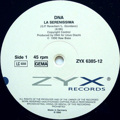 DNA : La Serenissima (12", RP)