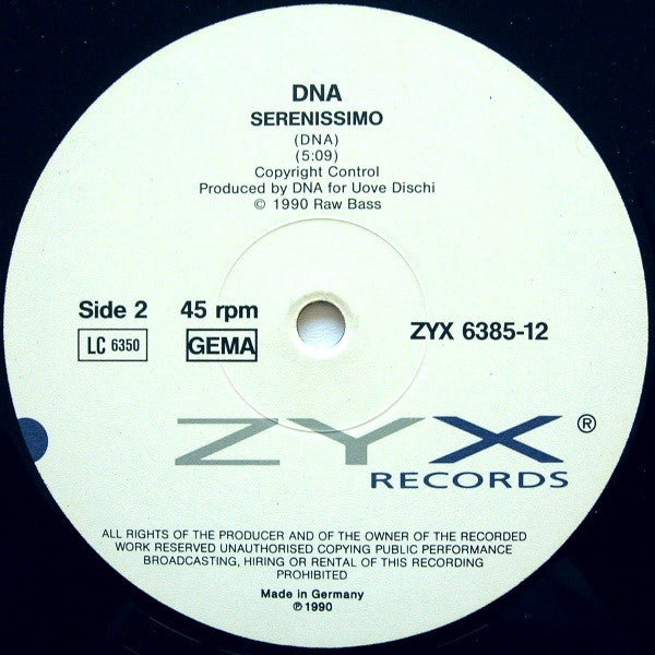 DNA : La Serenissima (12", RP)
