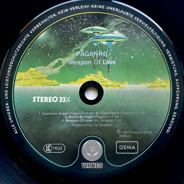 Paganini : Weapon Of Love (LP, Album)