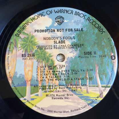 Slade : Nobody's Fools (LP, Album, Promo)