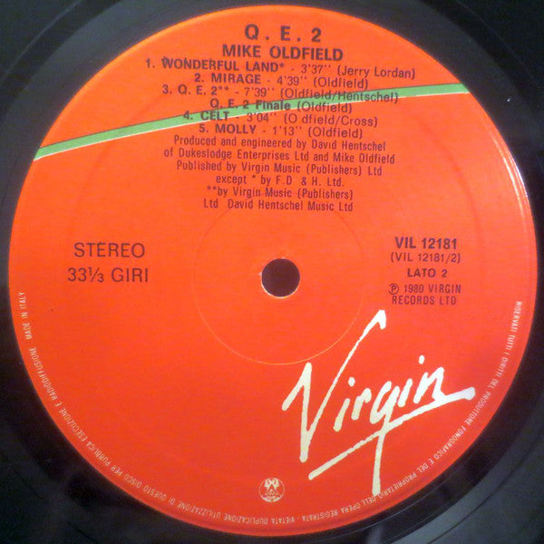 Mike Oldfield : QE2 (LP, Album)