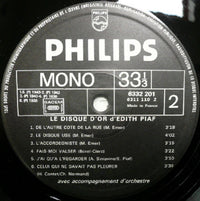 Edith Piaf : Mon Légionnaire (LP, Comp, Mono)