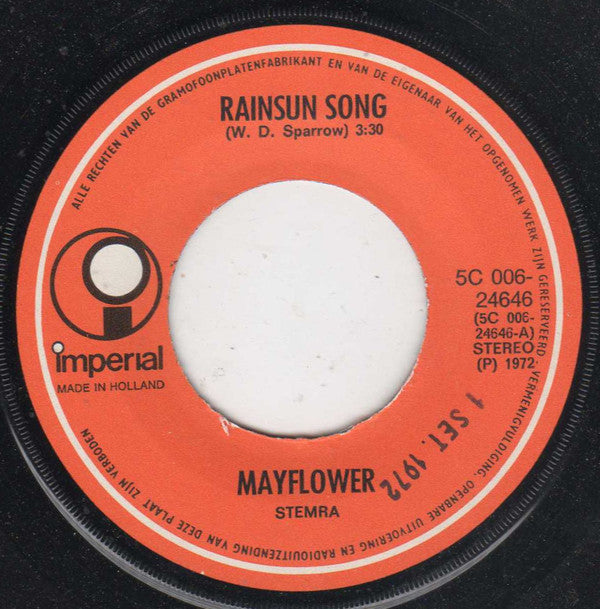 Mayflower : Rainsun Song (7")