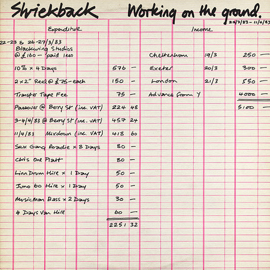 Shriekback : Working On The Ground (12")