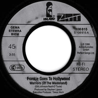 Frankie Goes To Hollywood : Warriors (Of The Wasteland) (7", Single)