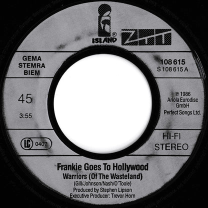 Frankie Goes To Hollywood : Warriors (Of The Wasteland) (7", Single)