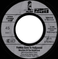 Frankie Goes To Hollywood : Warriors (Of The Wasteland) (7", Single)