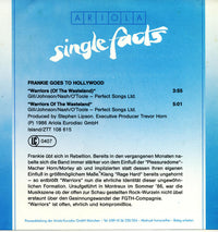 Frankie Goes To Hollywood : Warriors (Of The Wasteland) (7", Single)