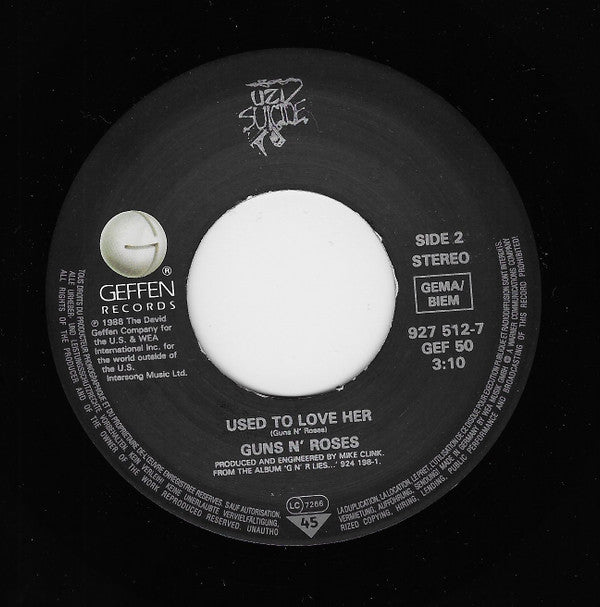 Guns N' Roses : Paradise City (7", Single, Lar)