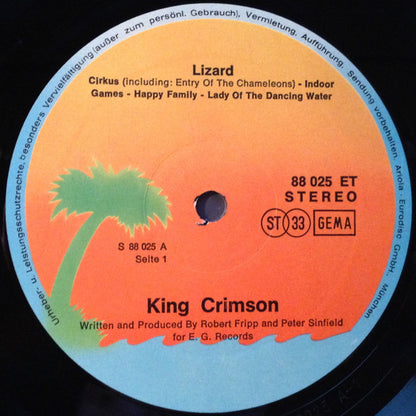 King Crimson : Lizard (LP, Album, RE)
