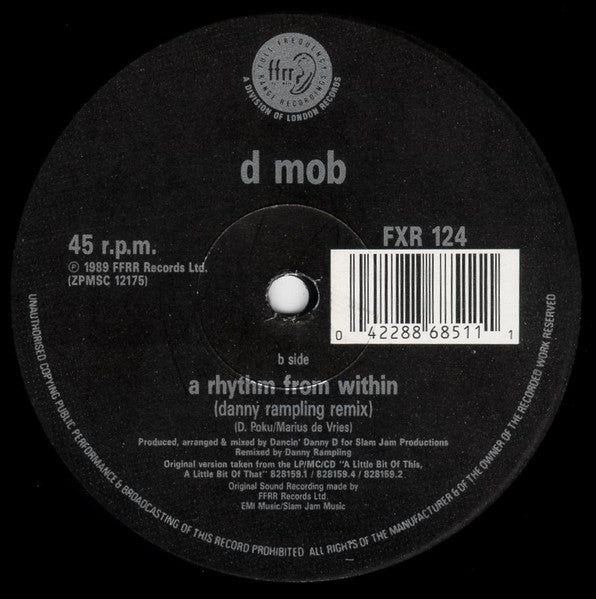 D Mob : Put Your Hands Together (The Brixton Bass Mix) (12")