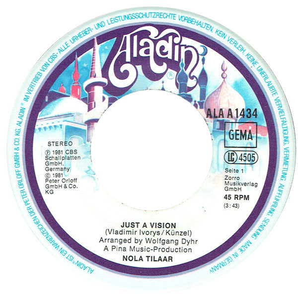 Nola Tilaar : Just A Vision (7", Single)