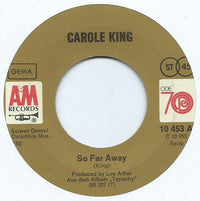 Carole King : So Far Away (7", Single)
