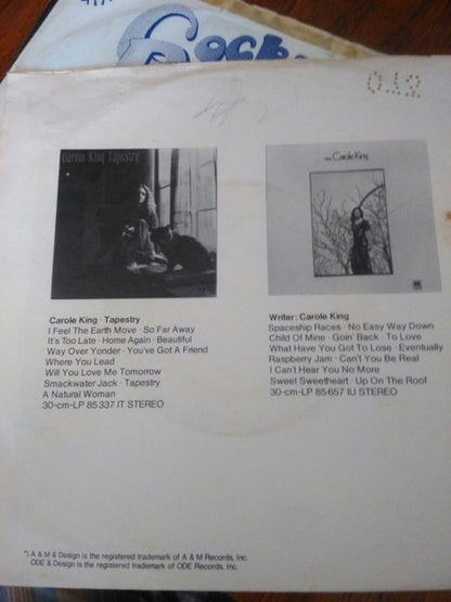 Carole King : So Far Away (7", Single)