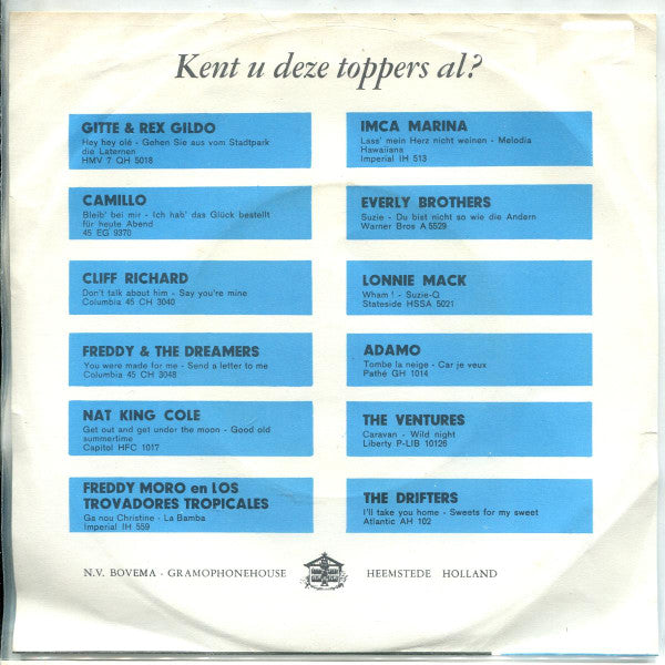 Gerry And The Pacemakers* : I'm The One / You've Got What I Like (7", Single)