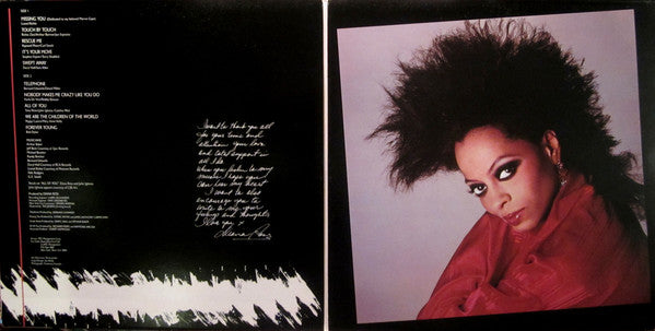 Diana Ross : Swept Away (LP, Album, Gat)