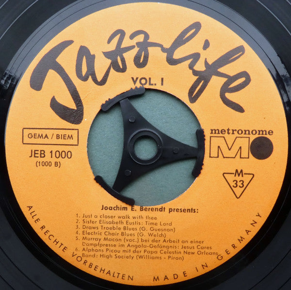 Various : Joachim E. Berendt Presents: Jazzlife (2x7", EP, Comp)