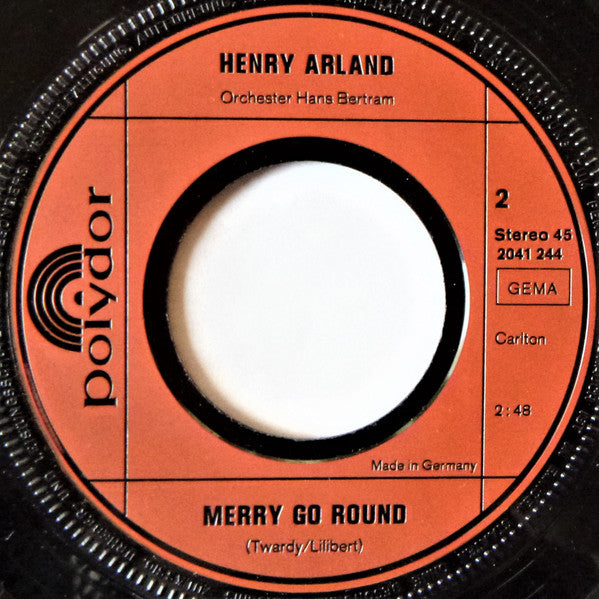 Henry Arland : Einsamer Sonntag (7", Single)