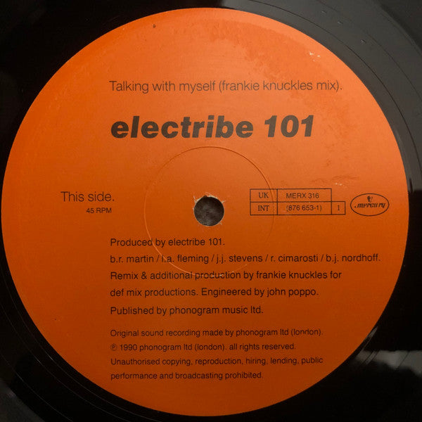 Electribe 101 : Talking With Myself (Limited Edition) (12", Ltd)