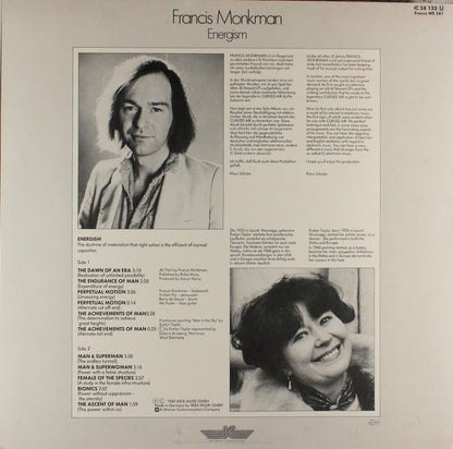 Francis Monkman : Energism (LP, Album)