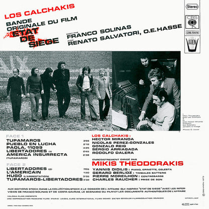 Los Calchakis : Etat De Siege (Bande Originale Du Film) (LP, Album, Gat)