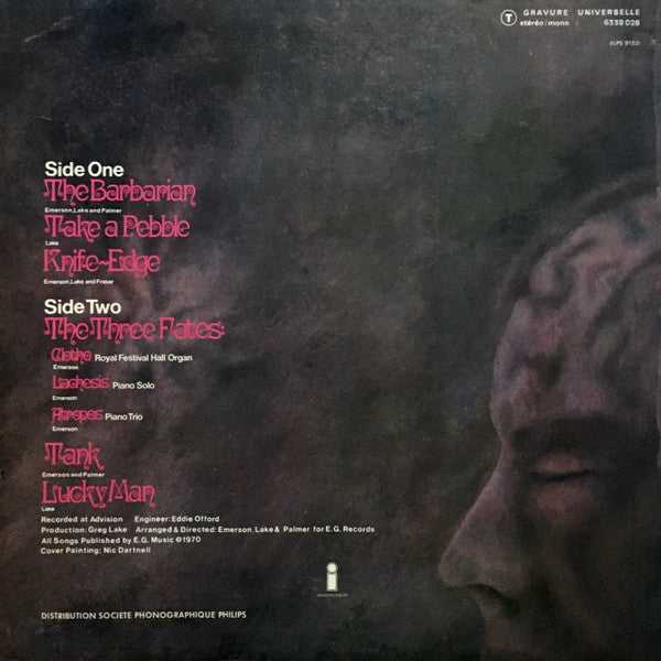 Emerson Lake & Palmer* : Emerson Lake & Palmer (LP, Album, RP)
