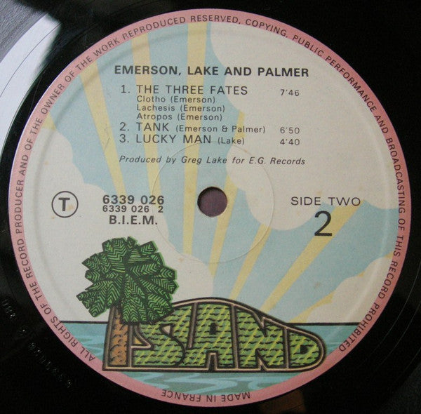 Emerson Lake & Palmer* : Emerson Lake & Palmer (LP, Album, RP)